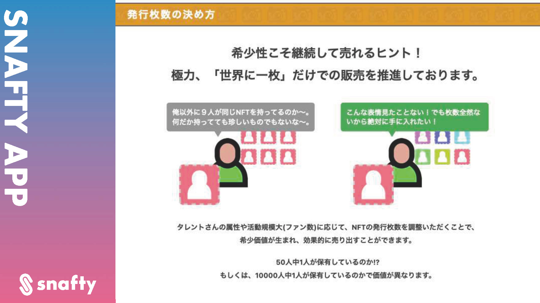 発行枚数の決め方